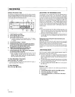 Предварительный просмотр 8 страницы Pioneer CT-S509R Operating Instructions Manual