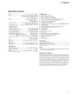 Предварительный просмотр 41 страницы Pioneer CT-S670D Service Manual