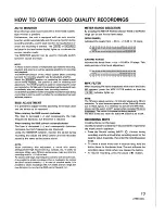 Preview for 13 page of Pioneer CT-S800 Operating Instructions Manual