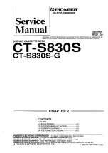 Предварительный просмотр 16 страницы Pioneer CT-S830S Service Manual