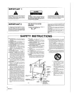 Preview for 2 page of Pioneer CT-W330 Operating Instructions Manual