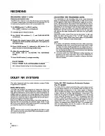 Preview for 8 page of Pioneer CT-W330 Operating Instructions Manual