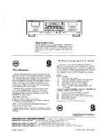 Preview for 23 page of Pioneer CT-W402R Operating Instructions Manual