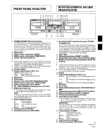 Preview for 9 page of Pioneer CT-W505R Operating Instructions Manual