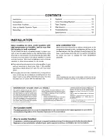 Preview for 3 page of Pioneer CT-W510 Operating Instructions Manual