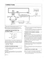 Preview for 6 page of Pioneer CT- W601R Operating Instructions Manual