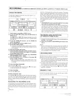 Preview for 14 page of Pioneer CT- W601R Operating Instructions Manual