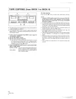 Preview for 18 page of Pioneer CT- W601R Operating Instructions Manual