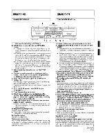 Предварительный просмотр 19 страницы Pioneer CT-W806DR Operating Instructions Manual