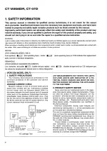 Preview for 2 page of Pioneer CT-W806DR Service Manual