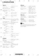 Предварительный просмотр 6 страницы Pioneer CX-3166 Service Manual