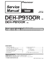 Предварительный просмотр 1 страницы Pioneer CX-916 Service Manual