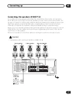 Предварительный просмотр 21 страницы Pioneer D812K - AV Receiver - 5.1 Channel Operating Instructions Manual