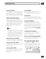 Предварительный просмотр 37 страницы Pioneer D812K - AV Receiver - 5.1 Channel Operating Instructions Manual