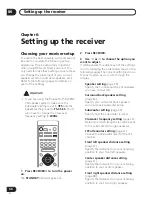 Предварительный просмотр 44 страницы Pioneer D812K - AV Receiver - 5.1 Channel Operating Instructions Manual