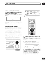 Предварительный просмотр 55 страницы Pioneer D812K - AV Receiver - 5.1 Channel Operating Instructions Manual