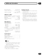 Предварительный просмотр 69 страницы Pioneer D812K - AV Receiver - 5.1 Channel Operating Instructions Manual