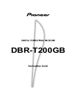 Предварительный просмотр 1 страницы Pioneer DBR-T200GB Instruction Book