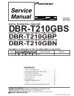 Pioneer DBR-T210GBN Service Manual предпросмотр