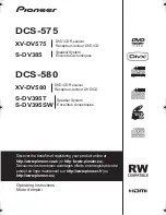 Pioneer DCS-575 Operating Instructions Manual preview