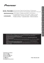 Pioneer DCS-FS303K Operating Instructions Manual предпросмотр