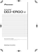 Preview for 1 page of Pioneer DDJ-ERGO Operating Instructions Manual