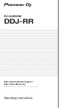 Preview for 1 page of Pioneer DDJ-RR Operating Instructions Manual