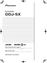 Preview for 1 page of Pioneer DDJ-SX Operating Instructions Manual