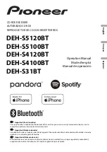 Pioneer DEG-S5100BT Operation Manual preview