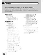 Preview for 2 page of Pioneer DEH-1100MP Operation Manual