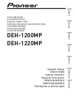 Preview for 1 page of Pioneer DEH-1200MP Operation Manual