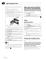 Preview for 4 page of Pioneer DEH-1200MP Operation Manual