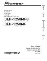 Preview for 1 page of Pioneer DEH-1250MP Owner'S Manual