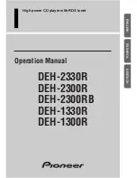 Preview for 1 page of Pioneer DEH-1300R Operation Manual