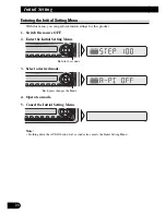 Preview for 24 page of Pioneer DEH-1300R Operation Manual