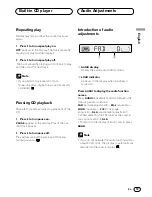 Preview for 13 page of Pioneer DEH-1400R Operation Manual