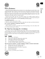 Preview for 3 page of Pioneer DEH 1500 - Car CD Player MOSFET 50Wx4 Super Tuner 3 AM/FM Radio Operation Manual