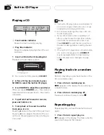 Preview for 10 page of Pioneer DEH 1500 - Car CD Player MOSFET 50Wx4 Super Tuner 3 AM/FM Radio Operation Manual