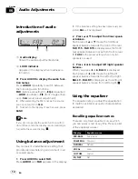 Preview for 12 page of Pioneer DEH 1500 - Car CD Player MOSFET 50Wx4 Super Tuner 3 AM/FM Radio Operation Manual