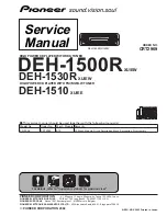 Preview for 1 page of Pioneer DEH-1500RXU/EW Service Manual