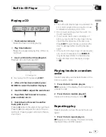 Preview for 9 page of Pioneer DEH-1610 Operating Manual