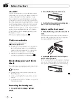 Preview for 4 page of Pioneer DEH-200MP Owner'S Manual