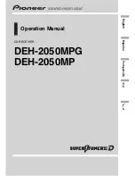 Preview for 1 page of Pioneer DEH-2050MP Operation Manual