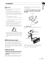 Предварительный просмотр 21 страницы Pioneer DEH-2100IB - Radio / CD Owner'S Manual