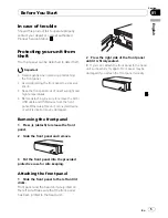 Preview for 5 page of Pioneer DEH 2100UB - Radio / CD Operation Manual