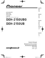 Preview for 1 page of Pioneer DEH-2150UBG Owner'S Manual