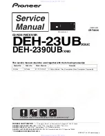 Pioneer DEH-2390UB/XNID Service Manual preview