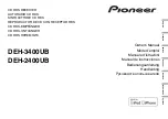 Pioneer DEH-2400UB Owner'S Manual preview