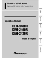 Pioneer DEH-2430R Operation Manual preview