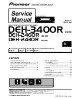 Pioneer DEH-2430R Service Manual preview